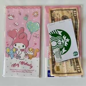 My Melody Gift Card Money Envelope Pack of 4 NWT Japan Exclusive